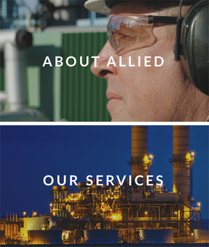 Graphic that says: About Allied and Our Services