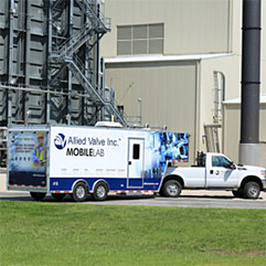 Allied Valve MOBILELab in action